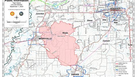 The Tiger Island Fire is estimated to be 50 contained and more than 31,200 acres. . Tiger island fire map